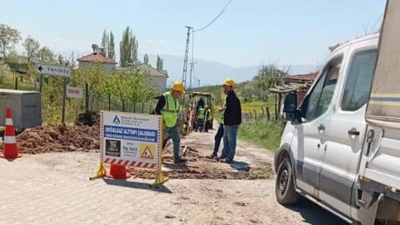 Bursa'da &uuml;&ccedil; mahalle daha doğalgaza kavuşuyor!