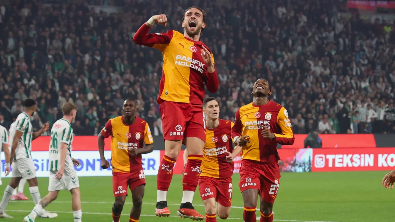 Galatasaray'dan Konya'da 4 goll&uuml; zafer! Zirvedeki yerini korudu