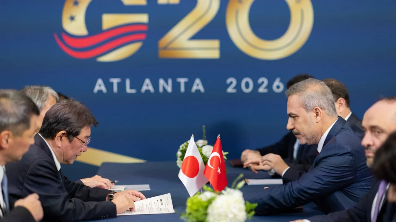 Bakan Fidan, Atlanta'da Japon Mevkidaşı Motegi ile g&ouml;r&uuml;şt&uuml;