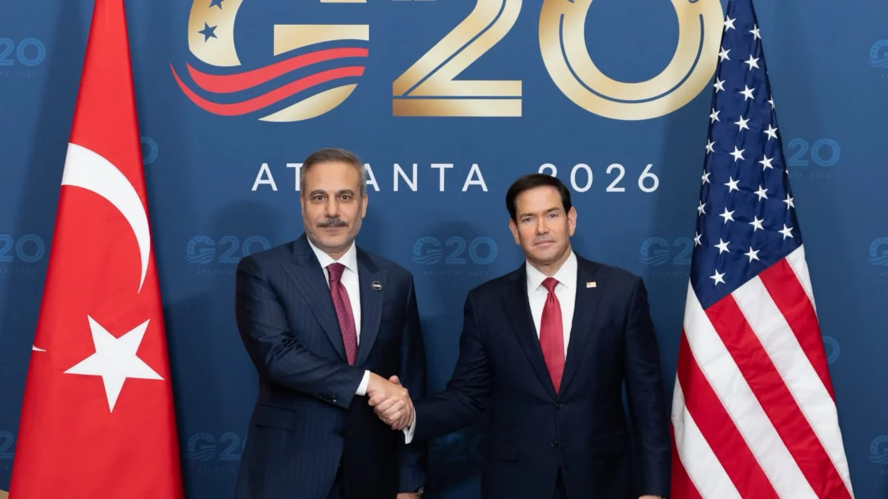 Bakan Fidan, ABD Dışişleri Bakanı Rubio ile bir araya geldi