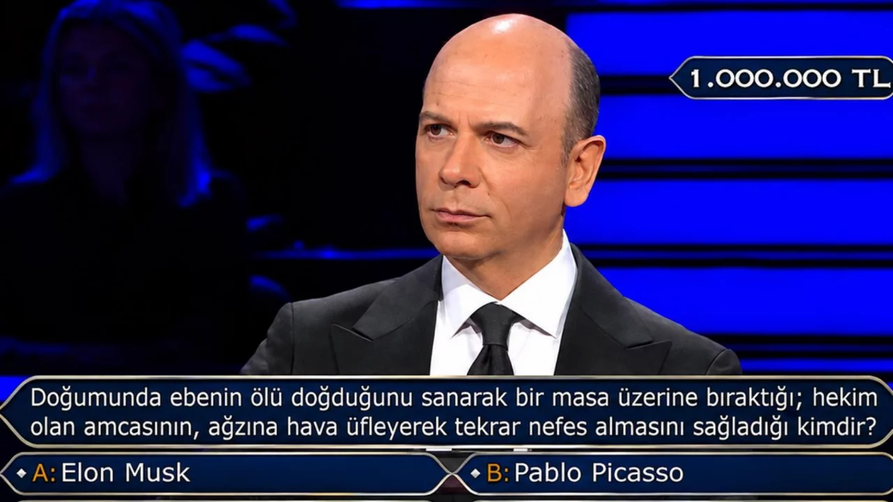 1 milyon TL'lik soru da cevabı da şaşırttı! Yarışmacı yanıt veremedi