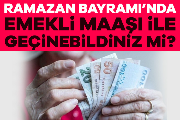 Emekli Bursalılara "Ramazan Bayramı'nda emekli maaşı ile geçinebildiniz mi?" diye sorduk