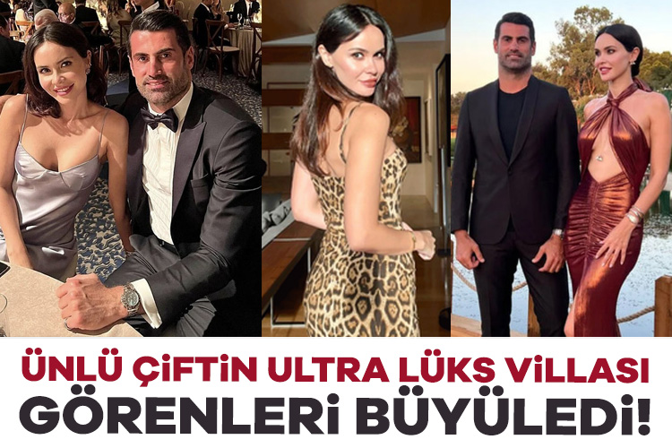 Volkan Demirel ile Zeynep Sever Demirel&#039;in ultra lüks villası büyüledi!