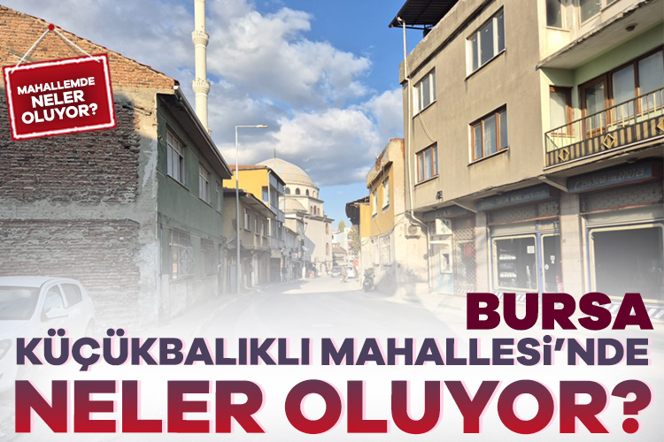 Bursa Küçükbalıklı Mahallesi'nde neler oluyor?