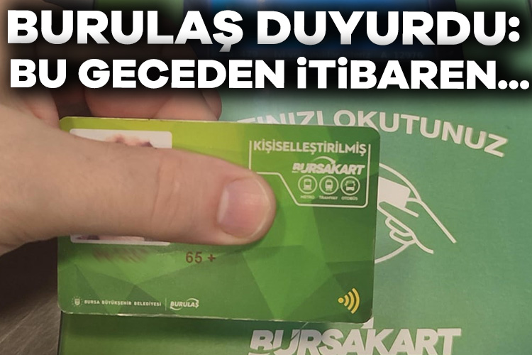 BURULAŞ&#039;tan bakım ve iyileştirme çalışması uyarısı!