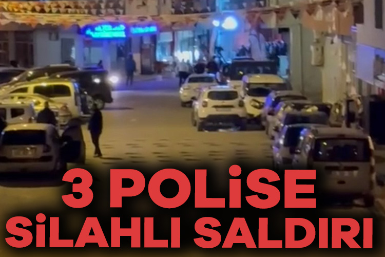 İzmir&#039;de gözaltı işlemi yapmak istedikleri şahıslar tarafından silahlı saldırıya uğrayan 3 polis yaralandı