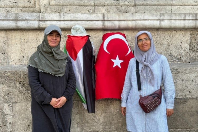 Filistin için çıktıkları yolculukta Bursa'ya ulaştılar!