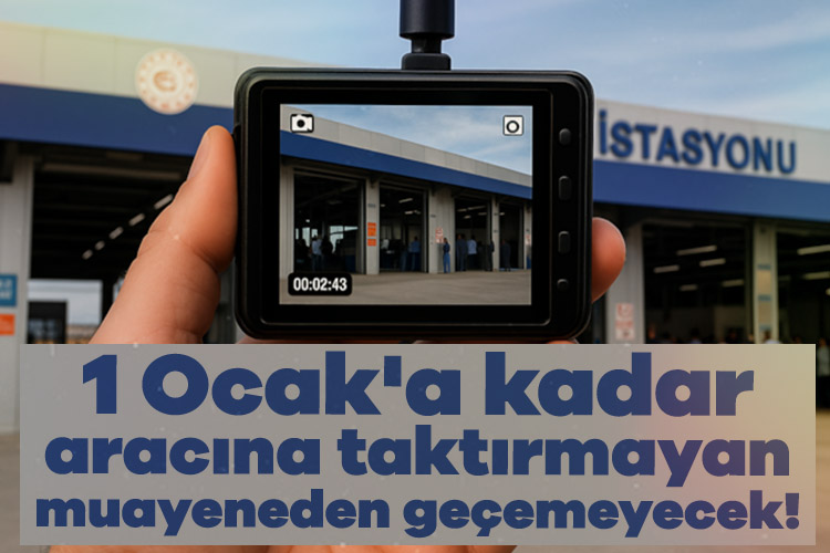 1 Ocak'a kadar aracına taktırmayan muayeneden geçemeyecek!