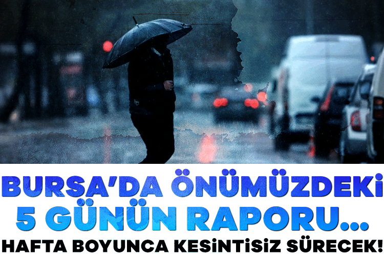 Bursa'da hava durumu: Meteoroloji güncel tahmin raporunu paylaştı (22 Ocak Perşembe)