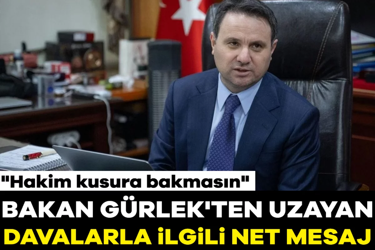 Bakan Gürlek'ten uzayan davalarla ilgili net mesaj: "Hakim kusura bakmasın"