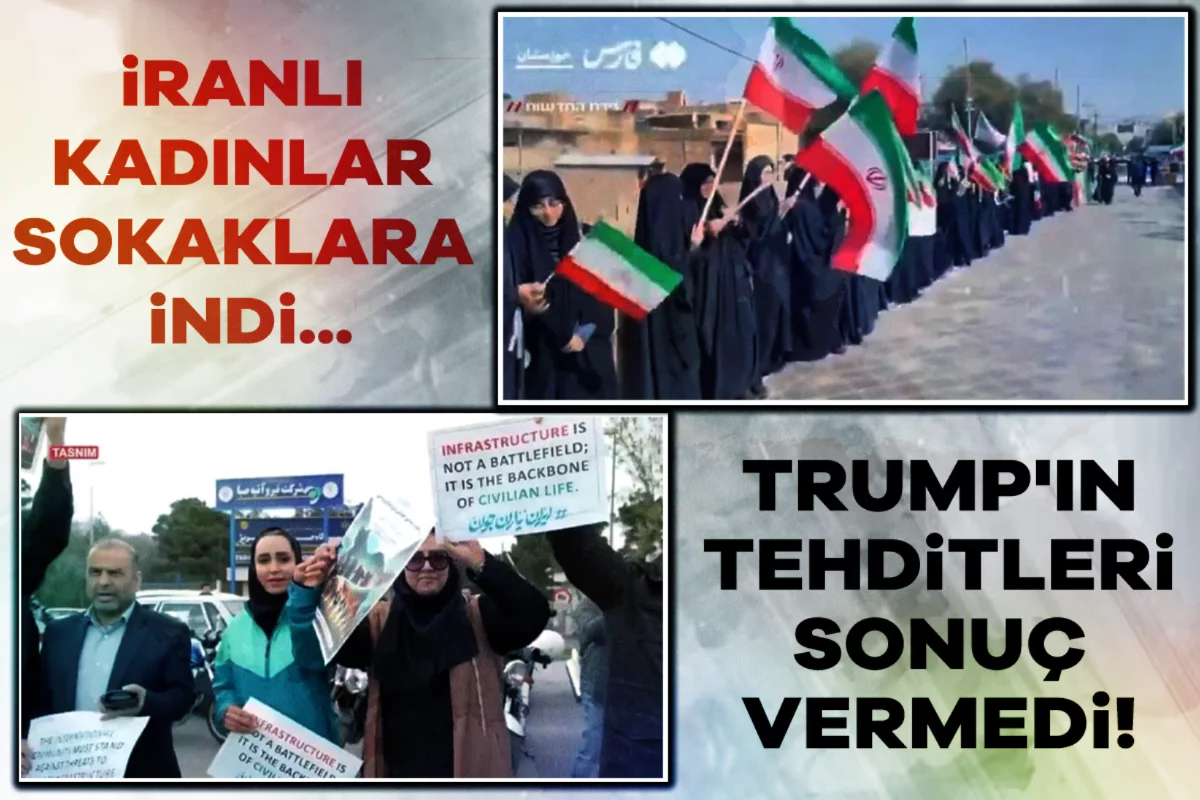 Trump'ın tehditleri sonuç vermedi! İranlı kadınlar sokaklara indi...