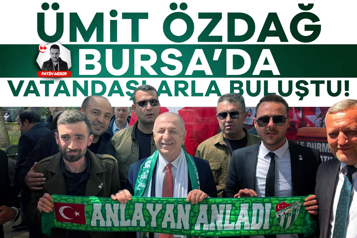 Ümit Özdağ Orhangazi'de vatandaşlarla buluştu