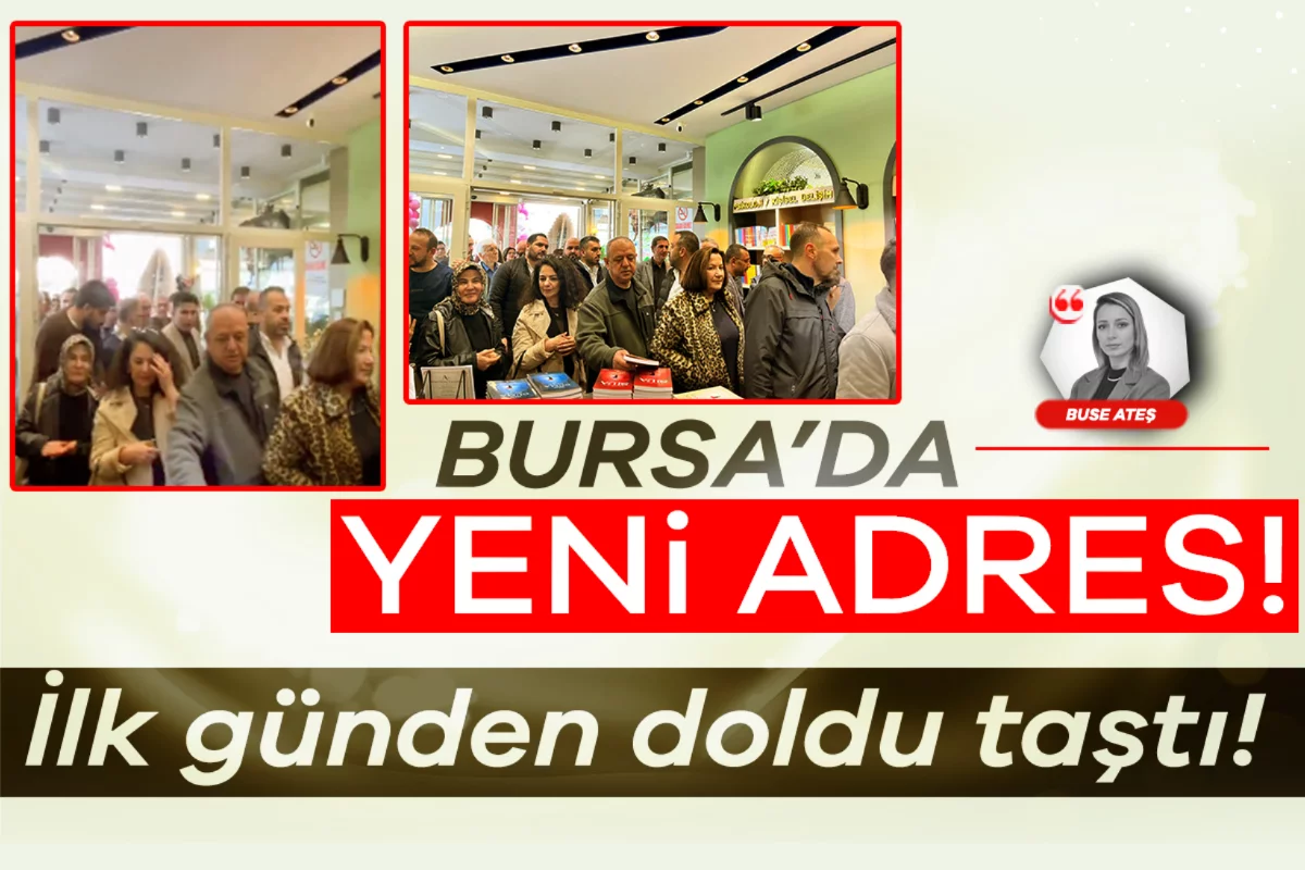 Bursa'da yeni adres! Ahi Kitap Kafe açıldı, ilk günden doldu taştı