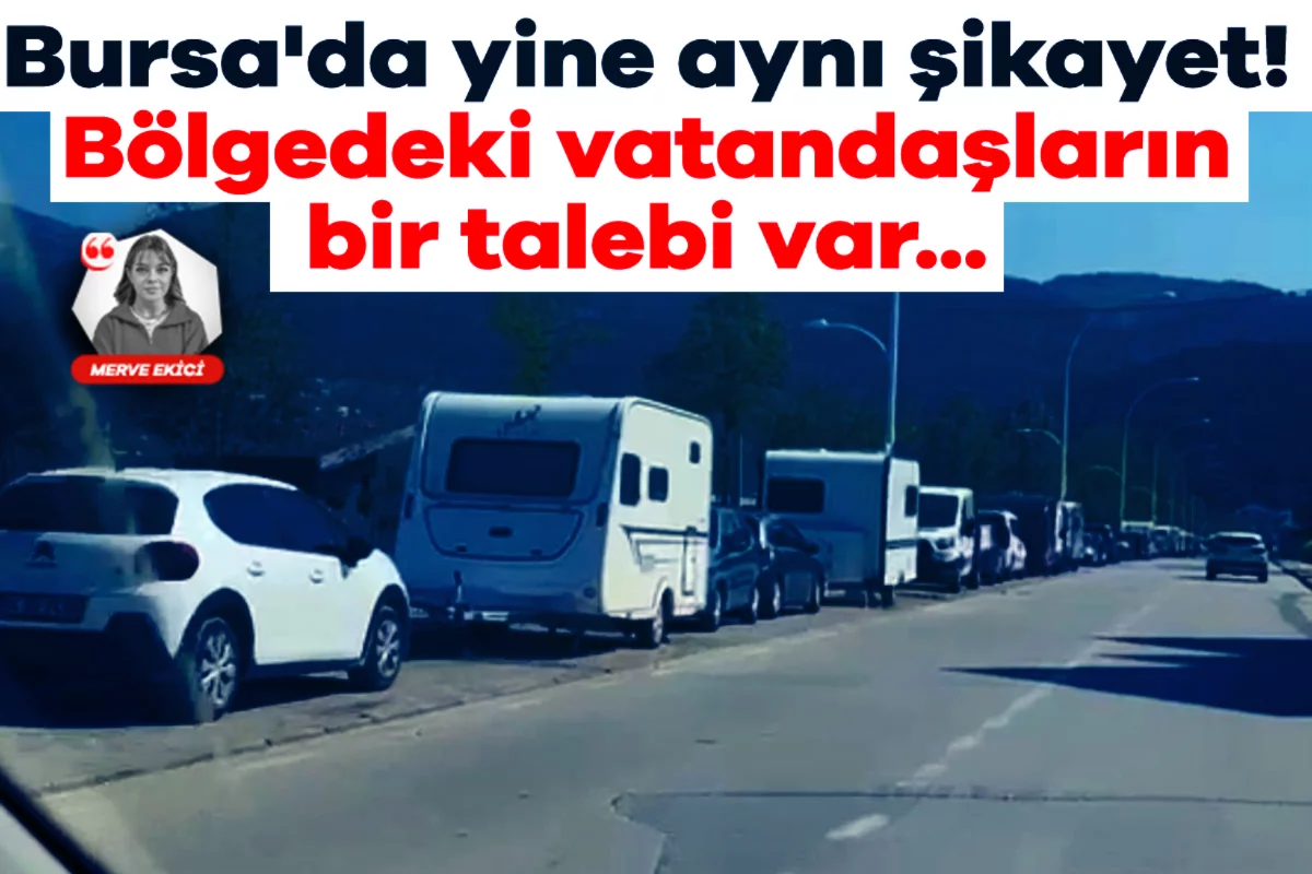 Bursa'da yine aynı şikayet! Bölgedeki vatandaşların bir talebi var...