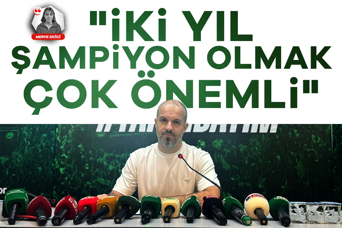 Bursaspor teknik adamı Er: "İki yıl şampiyon olmak çok önemli"