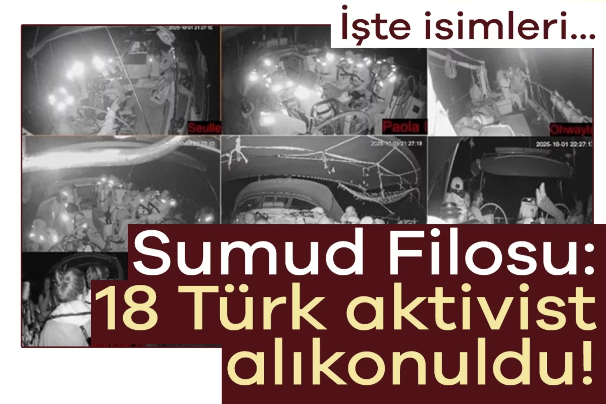 Sumud Filosu: 18 Türk aktivist alıkonuldu