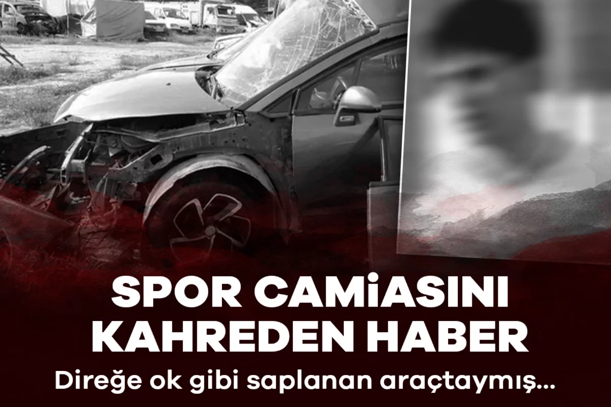 Spor camiasını üzen haber: Otomobil ok gibi saplandı, genç futbolcu hayatını kaybetti...