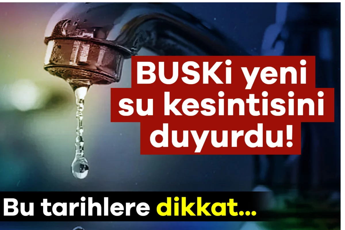 Bursa'da su kesintisi yaşayacak mahalleler açıklandı