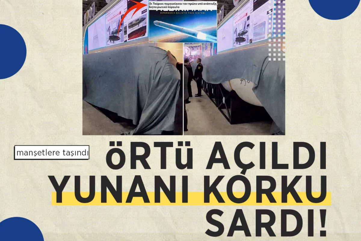 Türkiye'nin YILDIRIMHAN füzesi Yunan basınında!