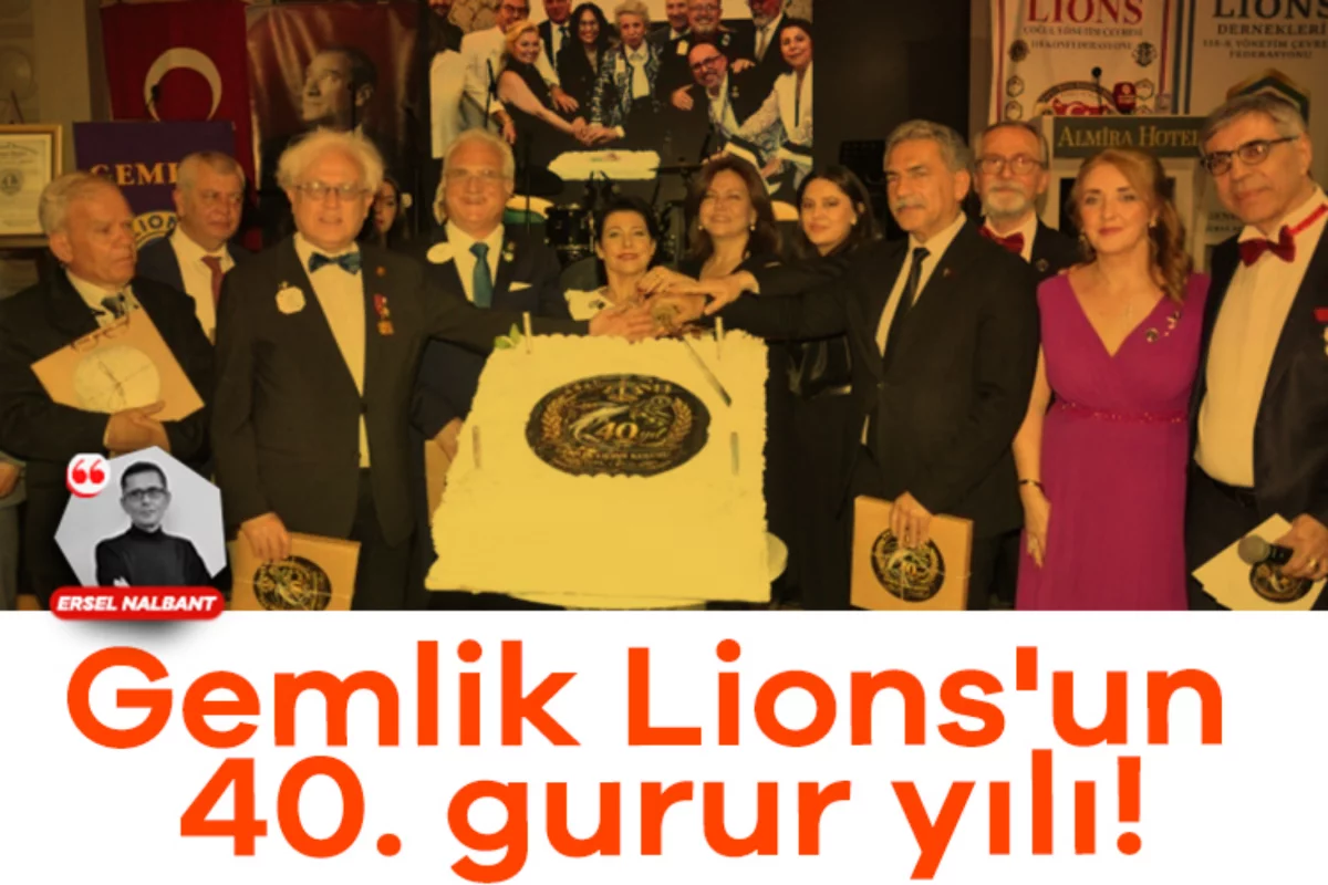 Gemlik Lions'un 40. gurur yılı