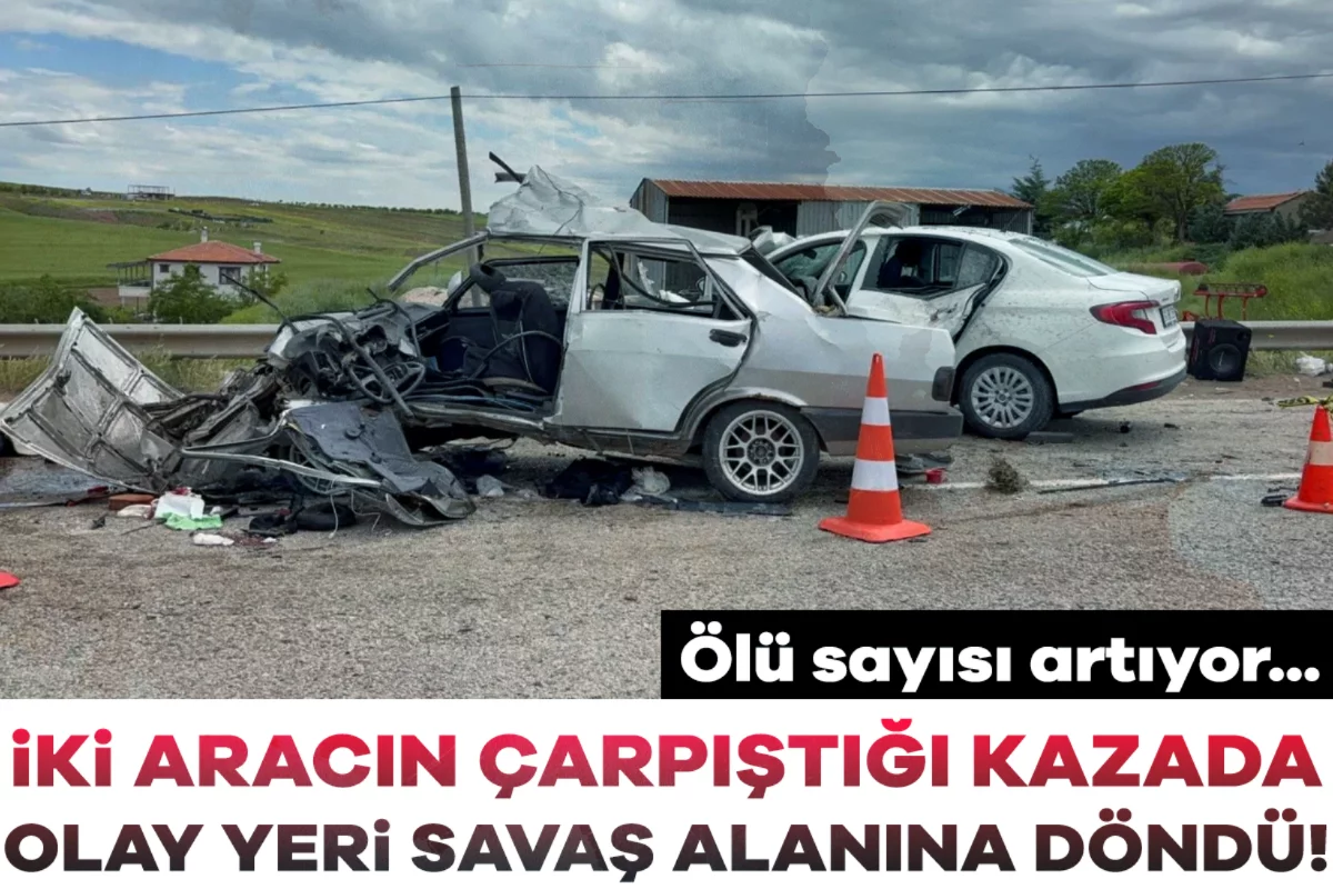 İki aracın çarpıştığı kazada olay yeri savaş alanına döndü! Ölü sayısı artıyor...