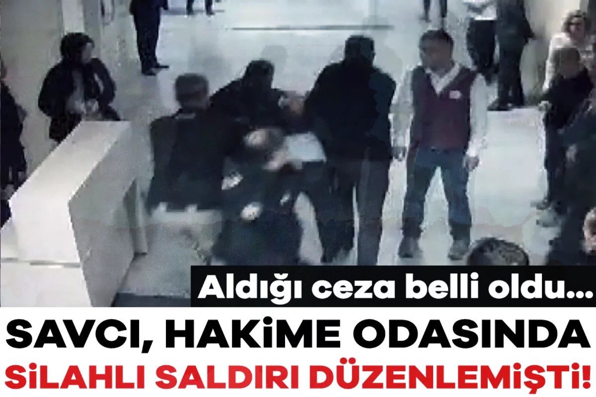 Savcı, hakime odasında silahlı saldırı düzenlemişti! Aldığı ceza belli oldu...