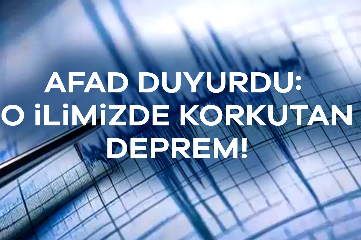 İzmir'de korkutan deprem