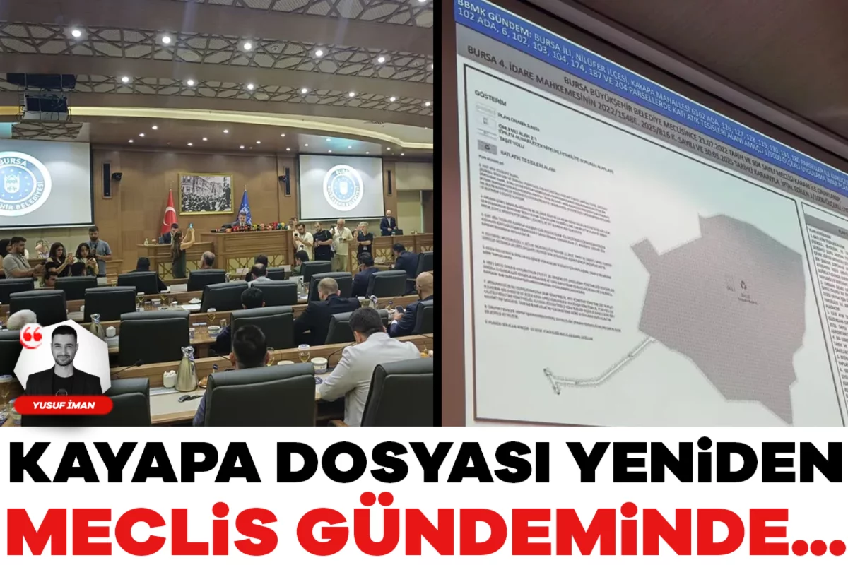 Kayapa Dosyası yeniden meclis gündeminde: Detaylı sunum ikinci oturumda yapılacak