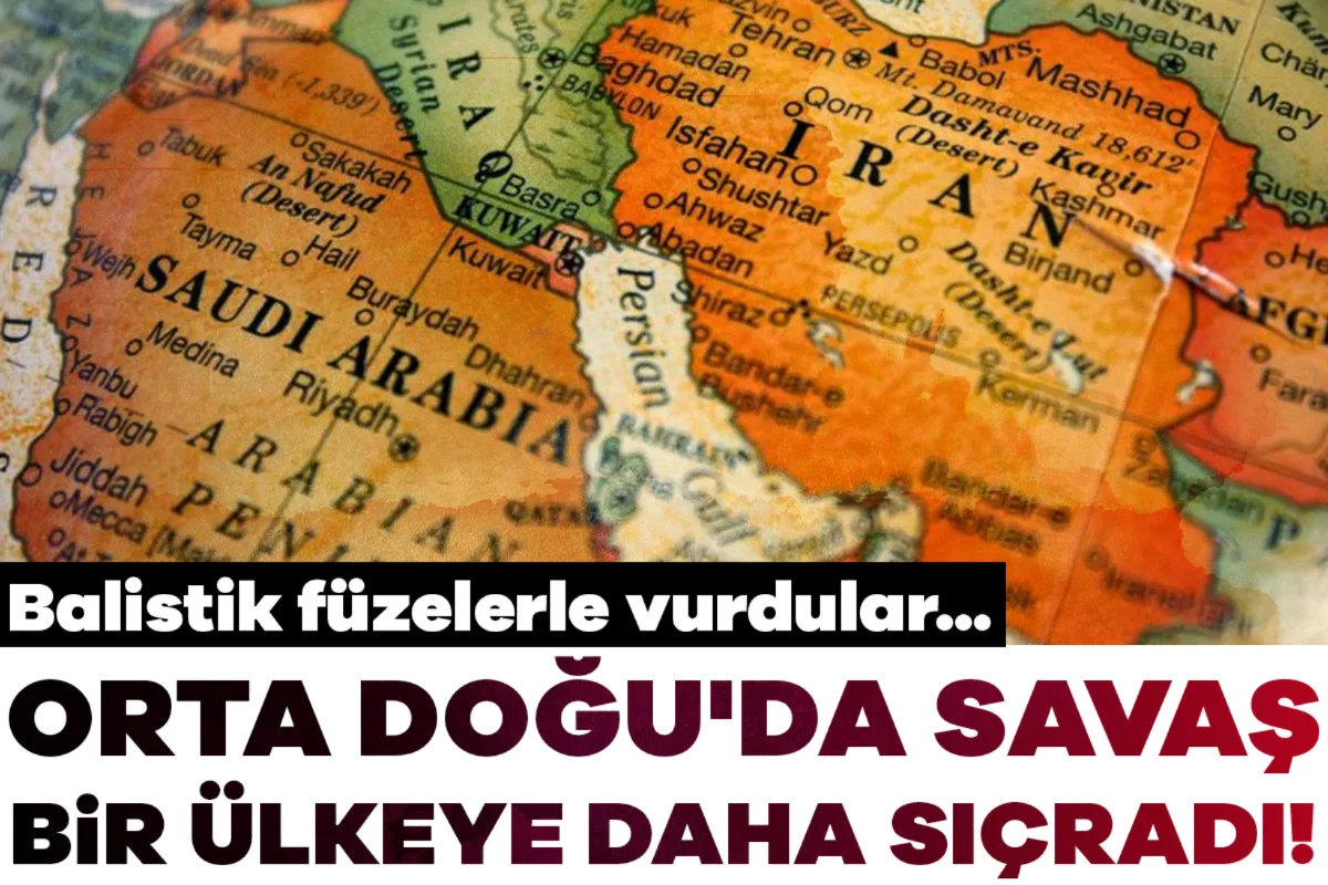 Orta Doğu'da savaş bir ülkeye daha sıçradı! Balistik füzelerle vurdular...