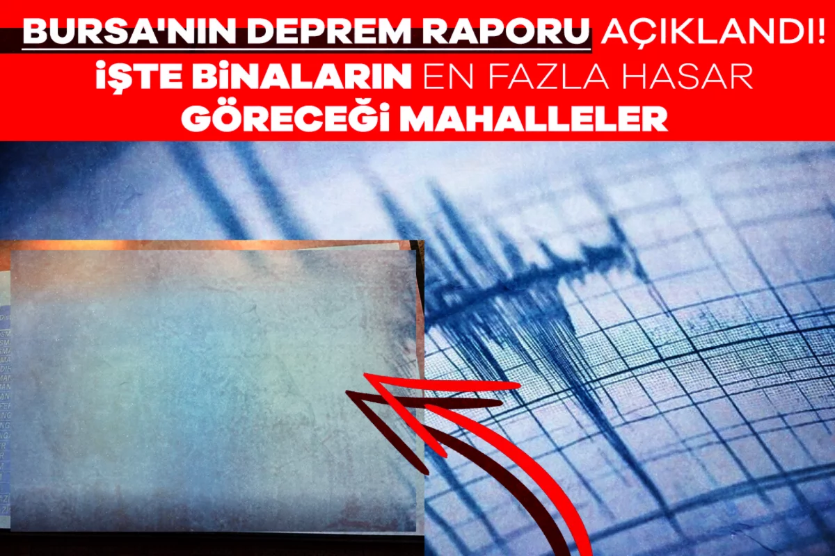 Bursa'nın deprem raporu açıklandı! İşte bina...