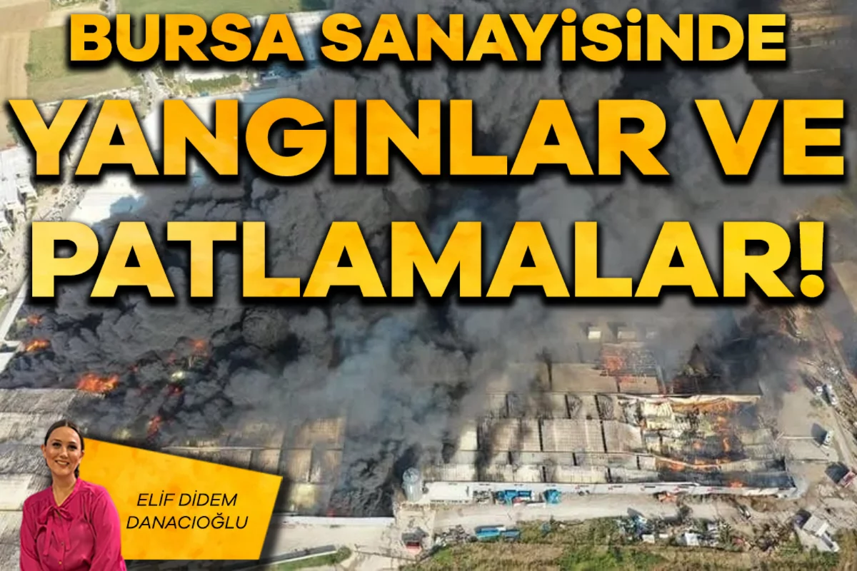 Elif Didem Danacıoğlu; Bursa sanayisinde yangınlar ve patlamalar!