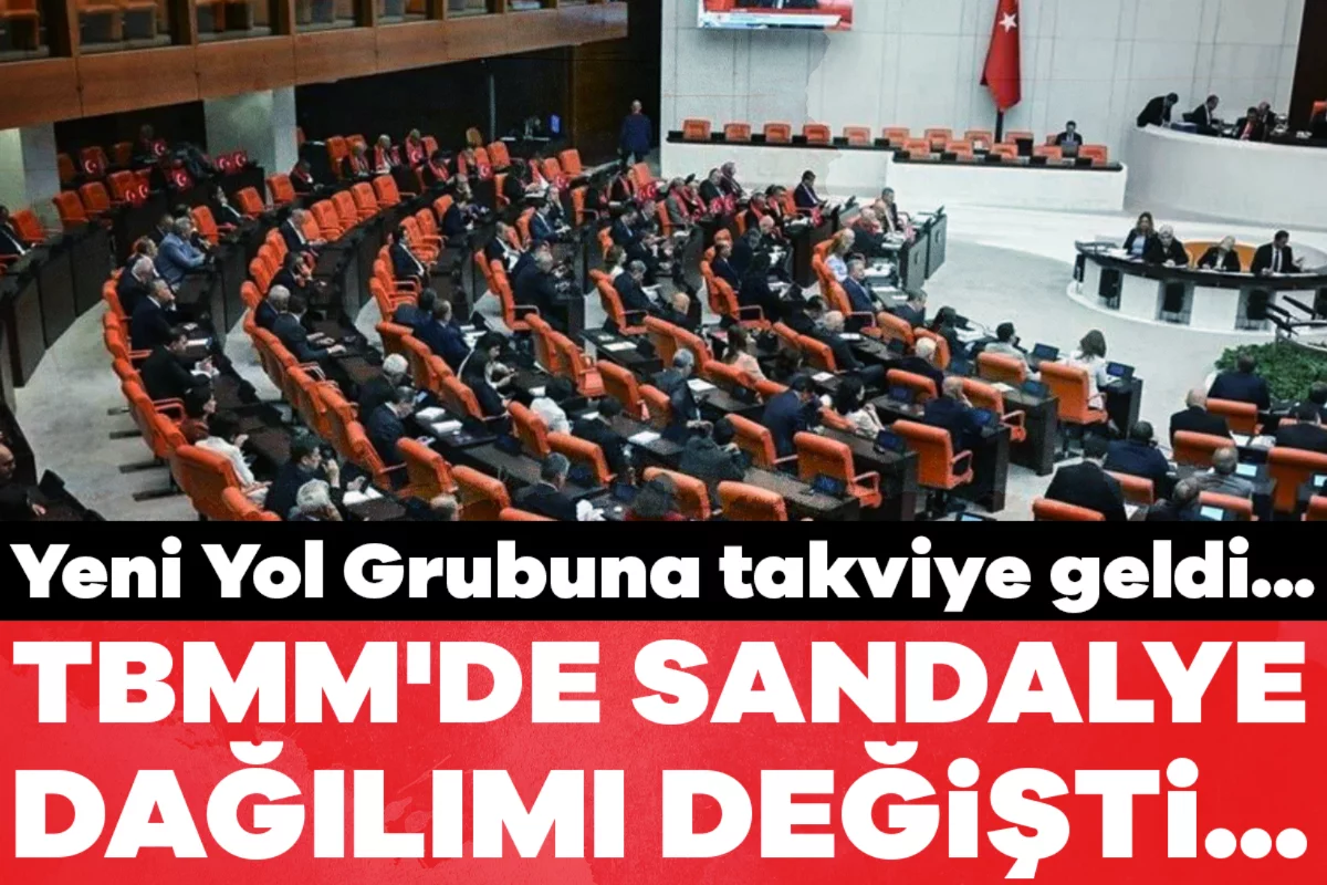 TBMM'de sandalye dağılımı değişti: Yeni Yol Grubuna takviye geldi...