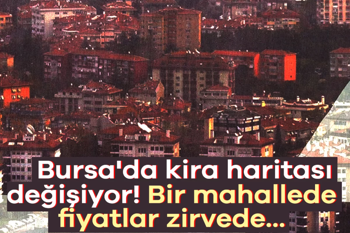 Bursa'da kira haritası değişiyor! Bir mahall...
