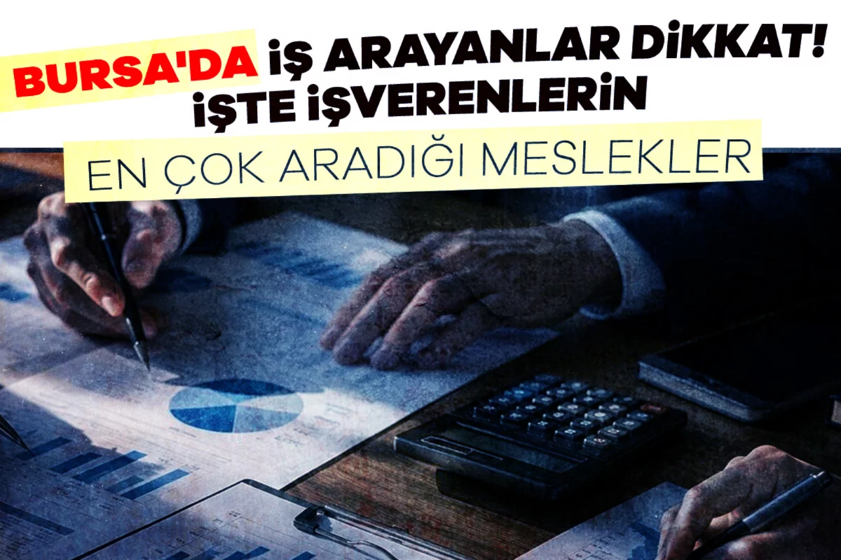 Bursa'da iş arayanlar dikkat! İşte işverenlerin en çok aradığı meslekler