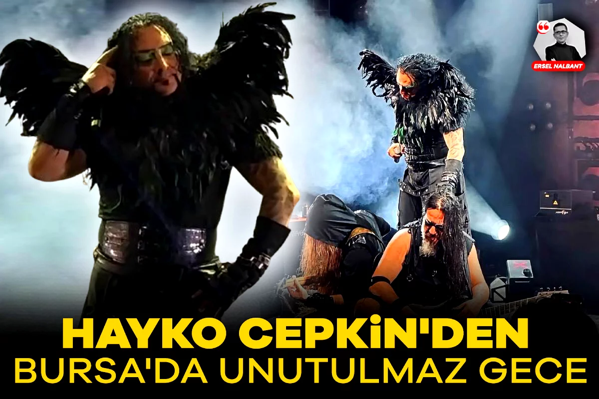 Hayko Cepkin'den Bursa'da unutulmaz konser gecesi