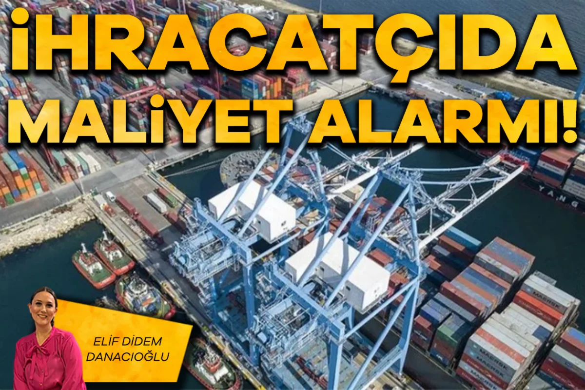 Elif Didem Danacıoğlu; İhracatçıda maliyet alarmı!