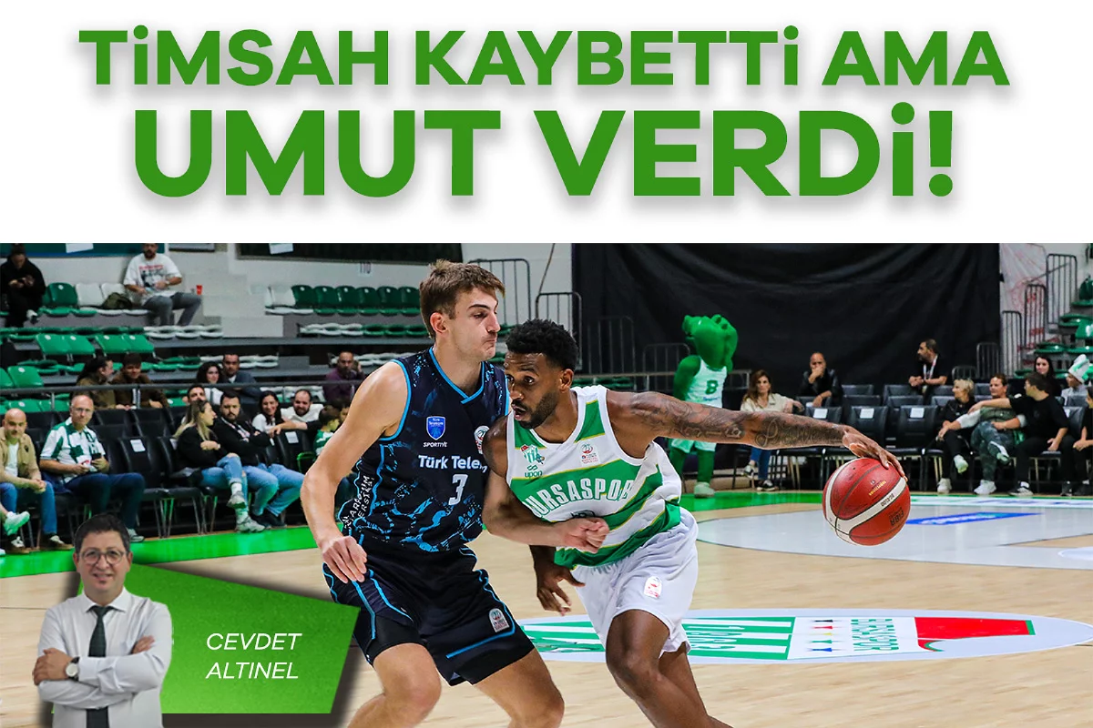 Cevdet Altınel; Timsah kaybetti ama umut verdi!