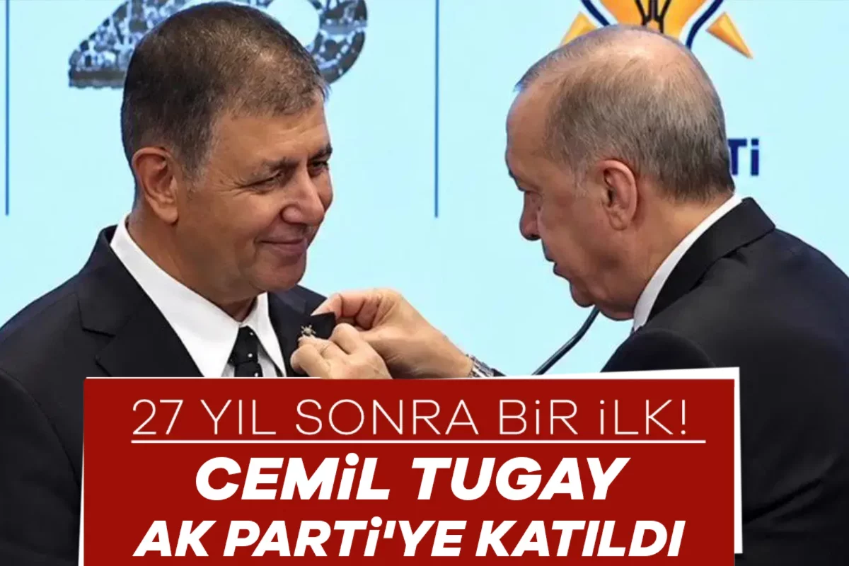 27 yıl sonra bir ilk! AK Parti'ye geçen Cemil Tugay'dan ilk sözler