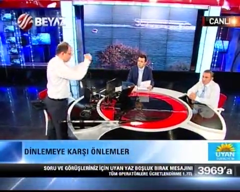 Canlı yayında böcek taraması yapıldı