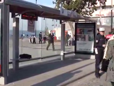 Durakta unutulan bilgisayar paniğe neden oldu