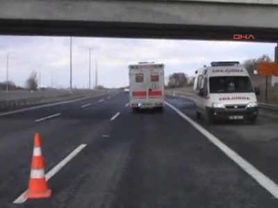 Bolu'da trafik kazası:1ölü