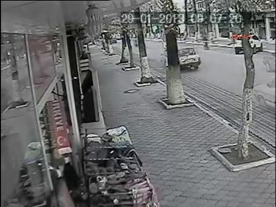 Mobeseye yansıyan kaza
