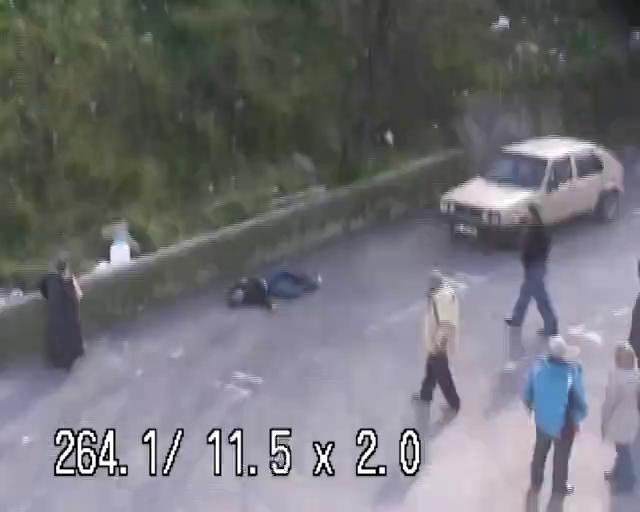 Yaşamla ölüm arasındaki ince çizgi kamerada