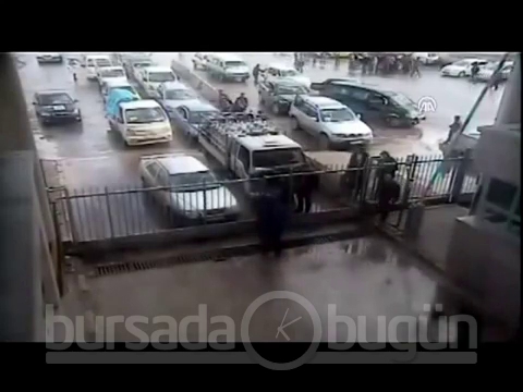 Patlama anı kamerada