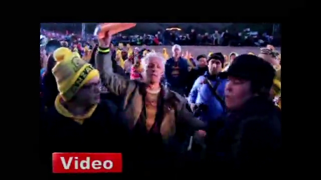 Anzak töreninde protesto