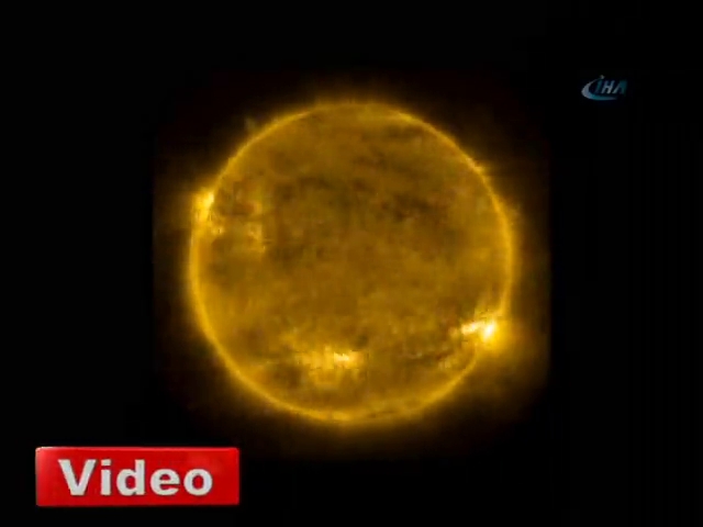 NASA'dan 3 yıllık güneş klibi