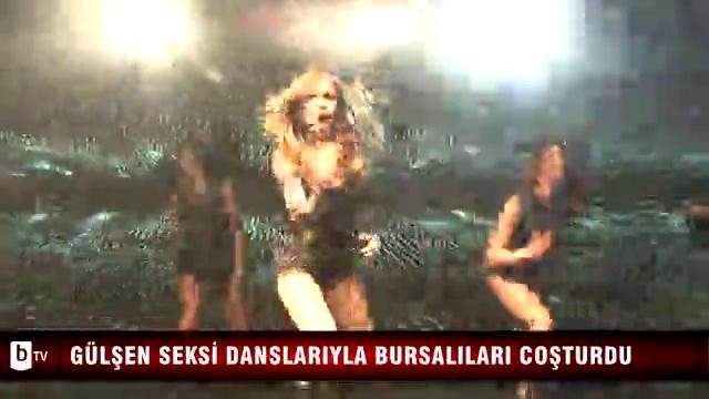 Gülşen seksi danslarıyla Bursalıları coşturdu