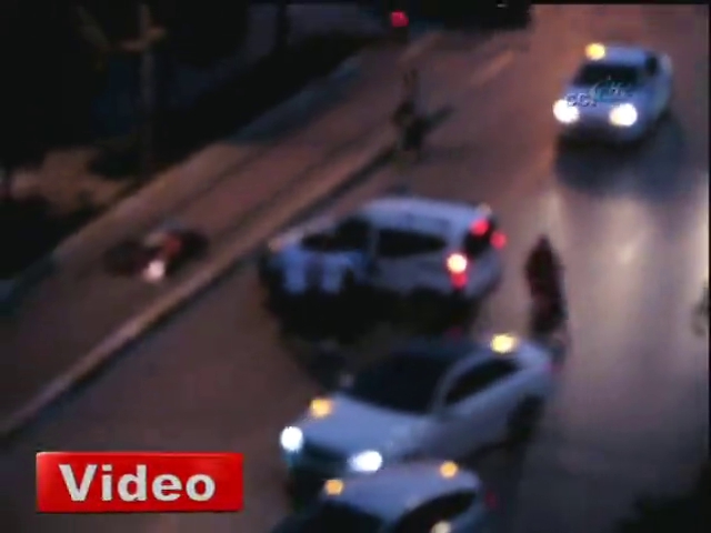 Trafik magandaları dehşet saçtı