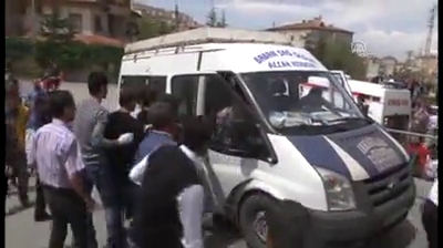 Kayseri'de meydana gelen kazadan ilk görüntü