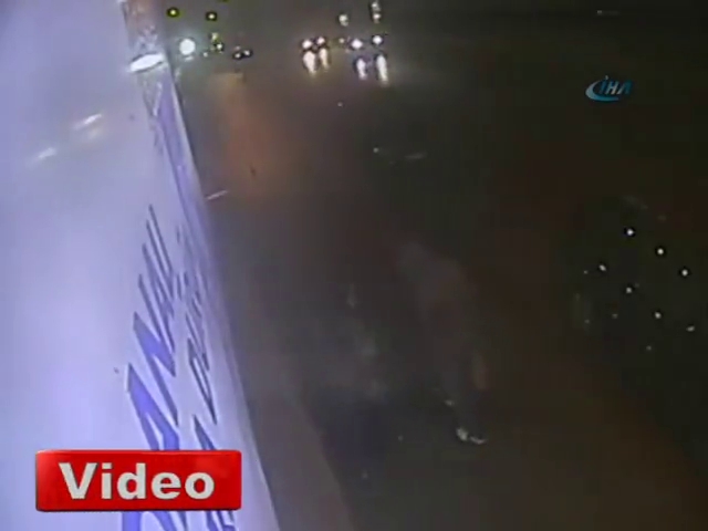 Aslı'nın öldüğü kaza kamerada